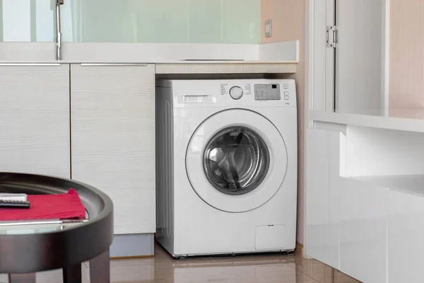 Clothes Washing Machine Room Interior — Stock Photo, Image