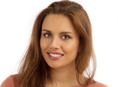 Genç güzel kadın.