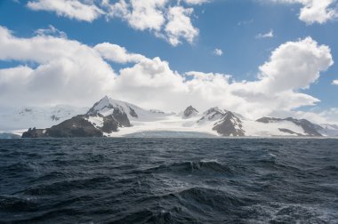 Paradise bay in Antarctica clipart