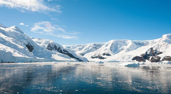 Paradiesische Bucht in der Antarktis — Stockfoto