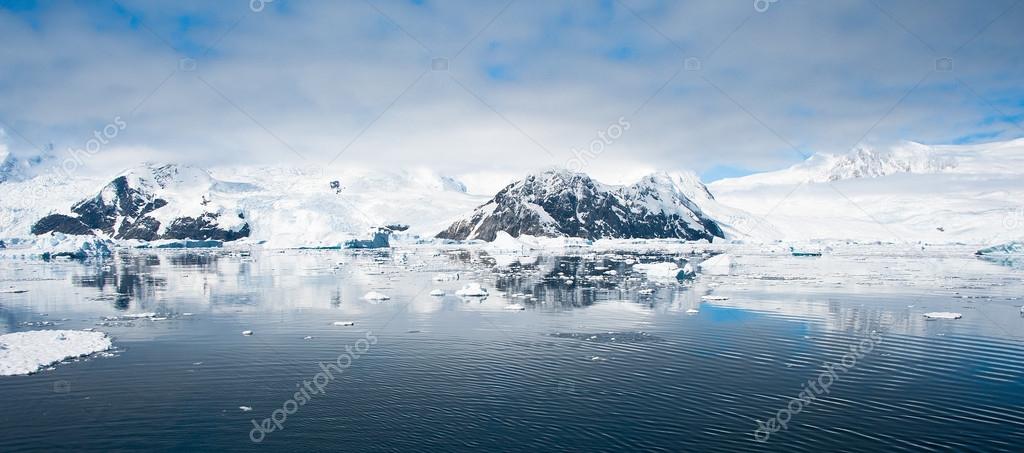 Paradise bay in Antarctica