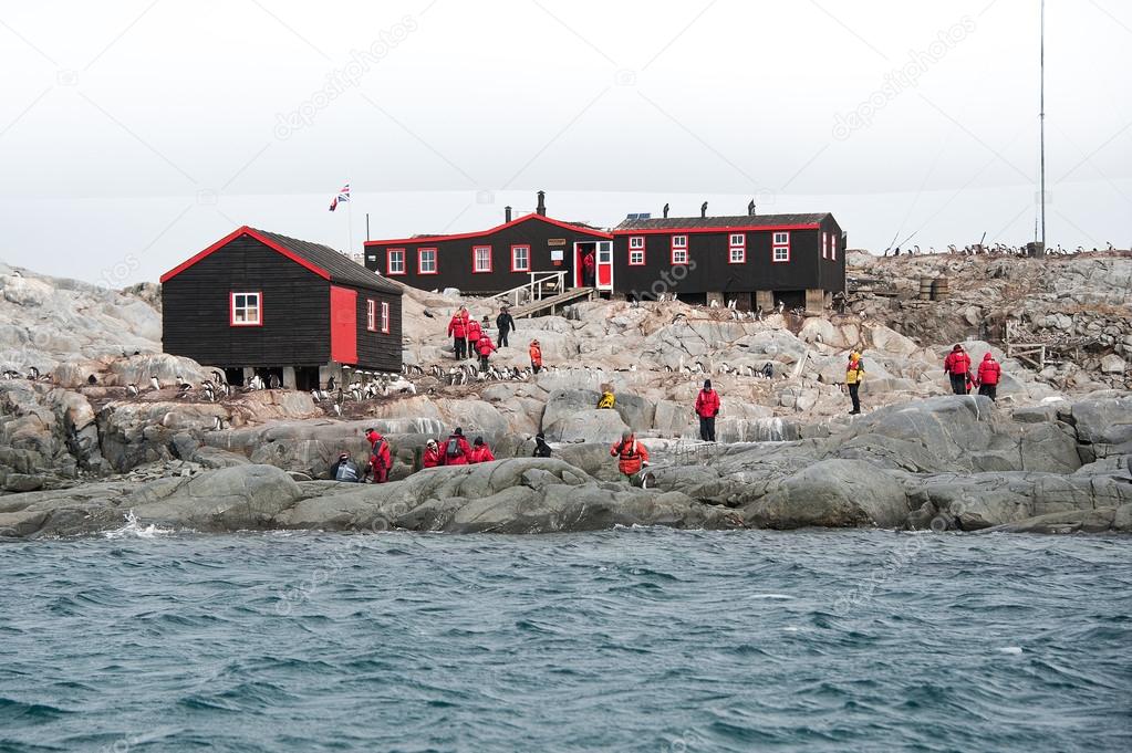 Paradise bay in Antarctica