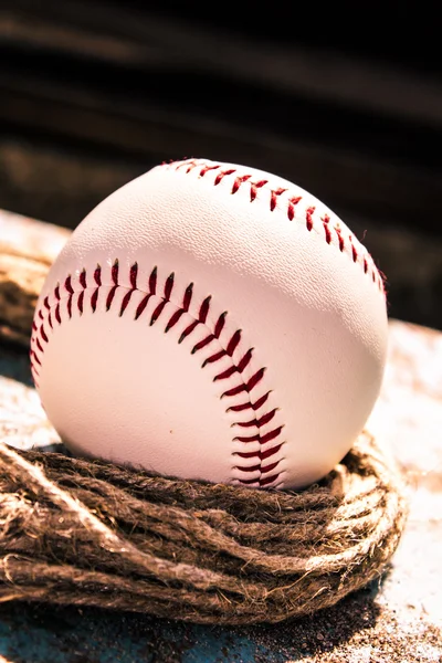 Baseball ball close-up — Stock Photo, Image