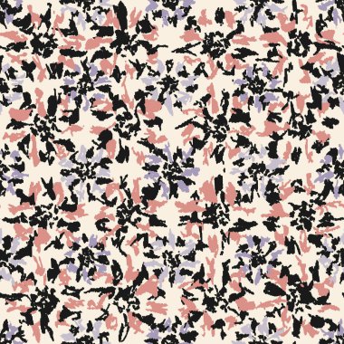 Çiçek süsüsüyle kusursuz soyut desen