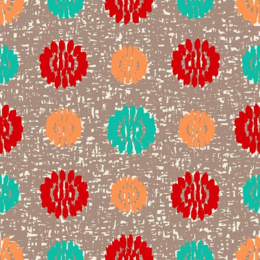 Çiçek süsüsüyle kusursuz soyut desen