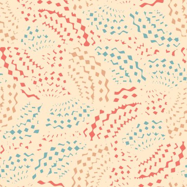 Rastgele çizgili kusursuz soyut geometrik desen.