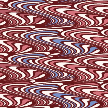 Dalgalı çizgilerin kusursuz soyut geometrik deseni.