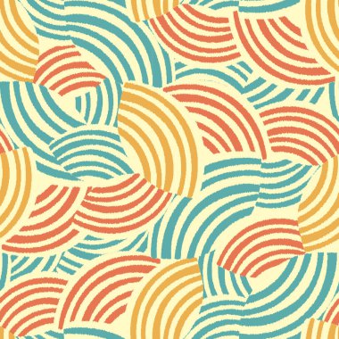 Rastgele çizgili kusursuz soyut geometrik desen.