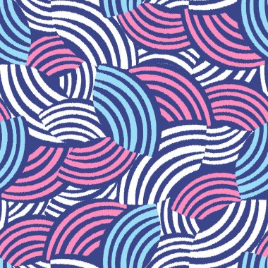 Rastgele çizgili kusursuz soyut geometrik desen.