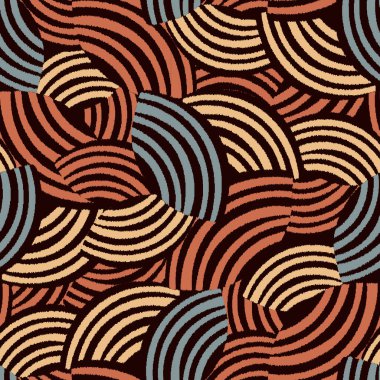 Rastgele çizgili kusursuz soyut geometrik desen.