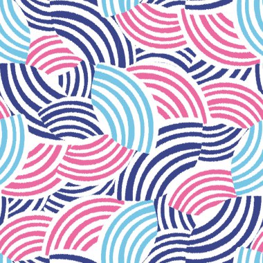 Rastgele çizgili kusursuz soyut geometrik desen.