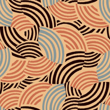 Rastgele çizgili kusursuz soyut geometrik desen.