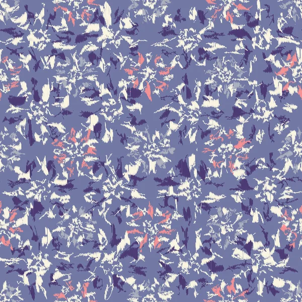 Patrón Abstracto Sin Costuras Con Adorno Floral — Vector de stock