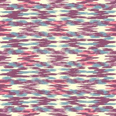 Renkli vuruşların görüntüsüyle karalama biçiminde kusursuz soyut desen. 