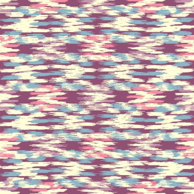 Renkli vuruşların görüntüsüyle karalama biçiminde kusursuz soyut desen. 