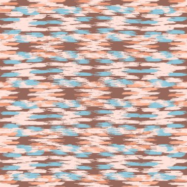 Renkli vuruşların görüntüsüyle karalama biçiminde kusursuz soyut desen. 