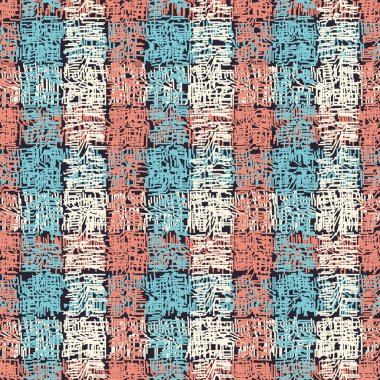 Dikey ve yatay çizgilerden kusursuz soyut desen. Tartan.