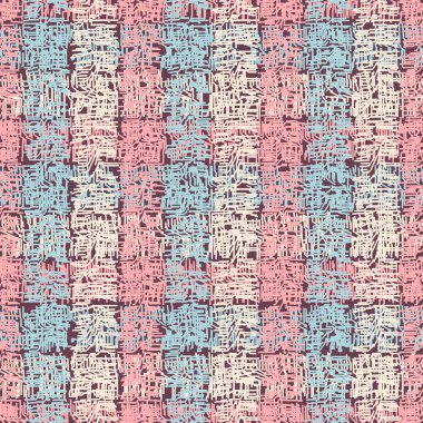 Dikey ve yatay çizgilerden kusursuz soyut desen. Tartan.