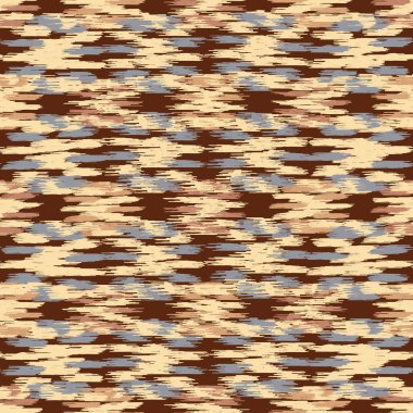 Renkli vuruşların görüntüsüyle karalama biçiminde kusursuz soyut desen. 