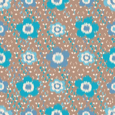 Çiçek süsüsüyle kusursuz soyut desen