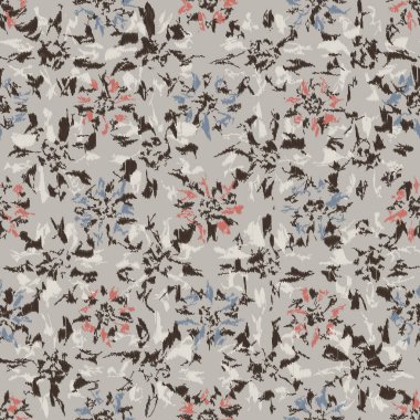 Çiçek süsüsüyle kusursuz soyut desen