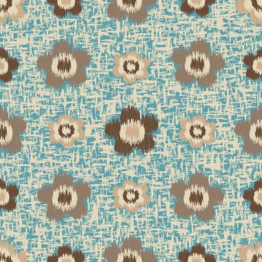 Çiçek süsüsüyle kusursuz soyut desen