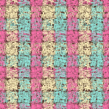 Dikey ve yatay çizgilerden kusursuz soyut desen. Tartan.