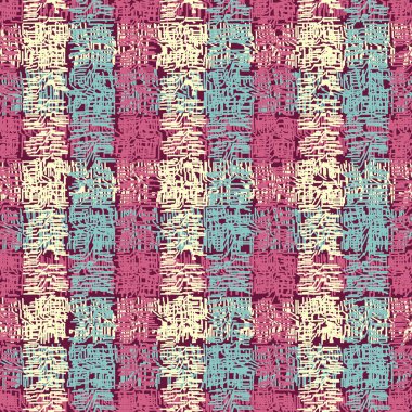 Dikey ve yatay çizgilerden kusursuz soyut desen. Tartan.