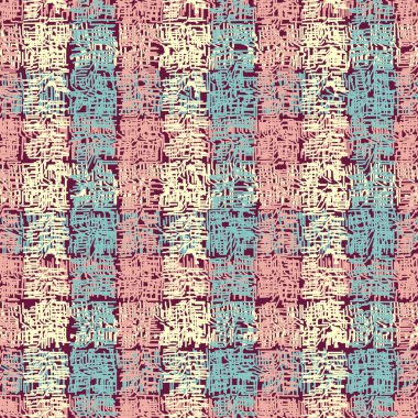 Dikey ve yatay çizgilerden kusursuz soyut desen. Tartan.