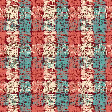 Dikey ve yatay çizgilerden kusursuz soyut desen. Tartan.