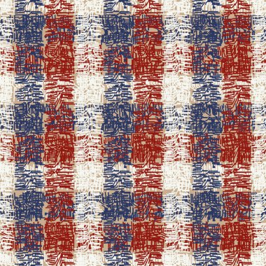 Dikey ve yatay çizgilerden kusursuz soyut desen. Tartan.