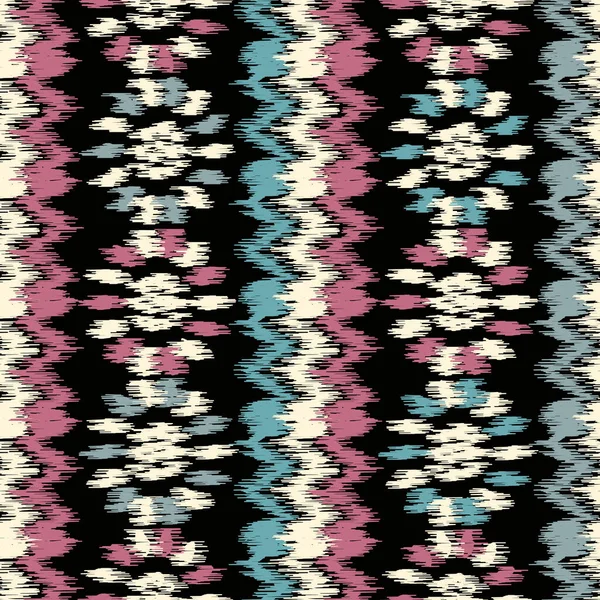 Modèle Abstrait Sans Couture Avec Ornement Floral — Image vectorielle