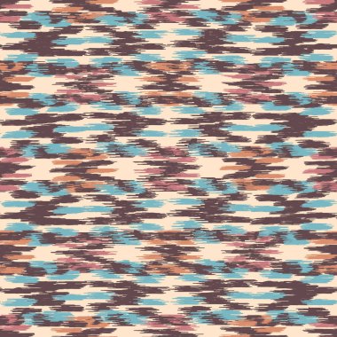 Renkli vuruşların görüntüsüyle karalama biçiminde kusursuz soyut desen. 