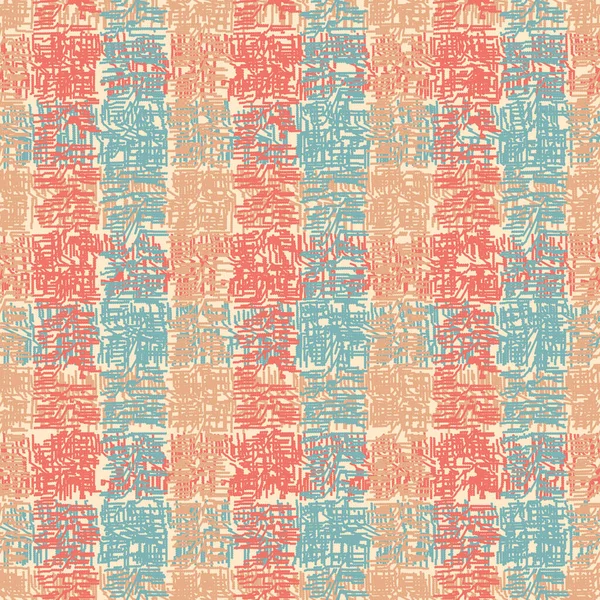 Modèle Abstrait Sans Couture Partir Bandes Verticales Horizontales Tartan — Image vectorielle