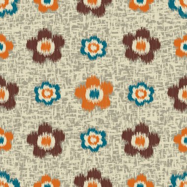 Çiçek süsüsüyle kusursuz soyut desen