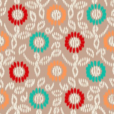 Çiçek süsüsüyle kusursuz soyut desen