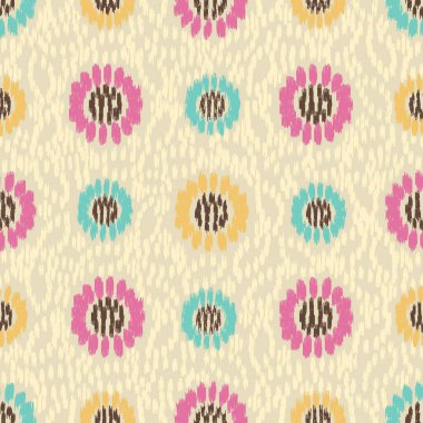 Çiçek süsüsüyle kusursuz soyut desen