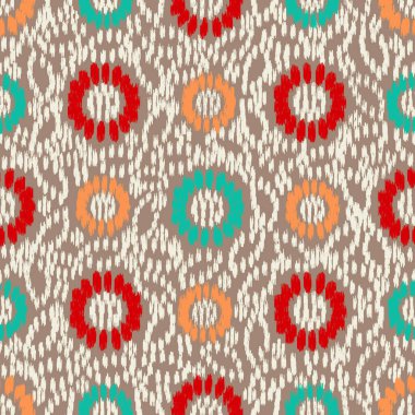 Çiçek süsüsüyle kusursuz soyut desen