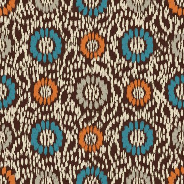 Çiçek süsüsüyle kusursuz soyut desen