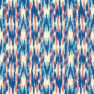 Renkli vuruşların görüntüsüyle karalama biçiminde kusursuz soyut desen. 