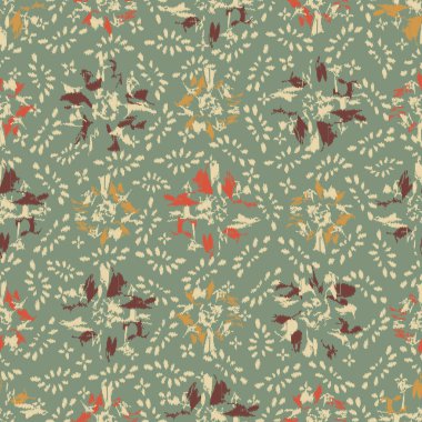 Çiçek süsüsüyle kusursuz soyut desen