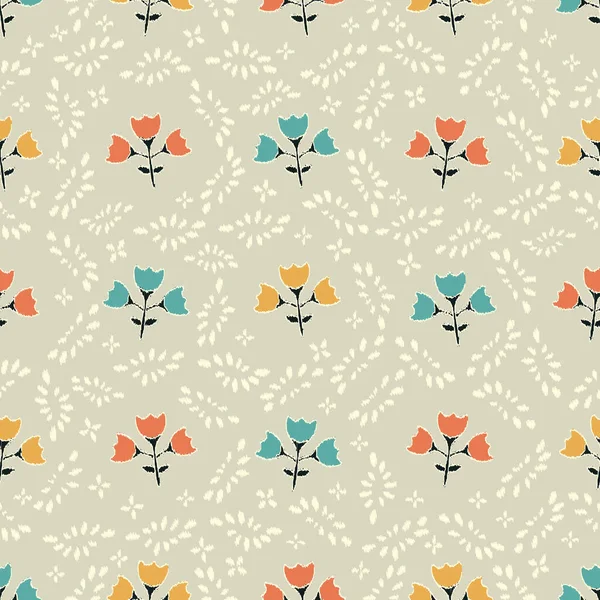 Çiçek süsüsüyle kusursuz soyut desen