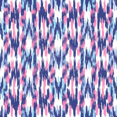 Renkli vuruşların görüntüsüyle karalama biçiminde kusursuz soyut desen. 