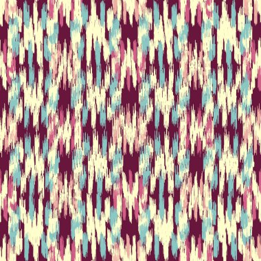 Renkli vuruşların görüntüsüyle karalama biçiminde kusursuz soyut desen. 