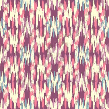 Renkli vuruşların görüntüsüyle karalama biçiminde kusursuz soyut desen. 