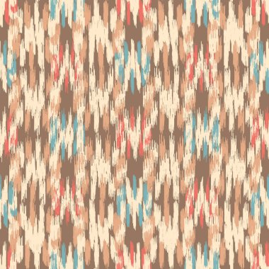 Renkli vuruşların görüntüsüyle karalama biçiminde kusursuz soyut desen. 