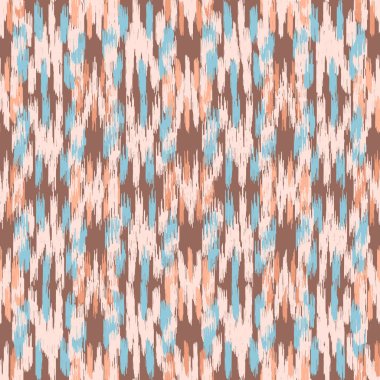 Renkli vuruşların görüntüsüyle karalama biçiminde kusursuz soyut desen. 