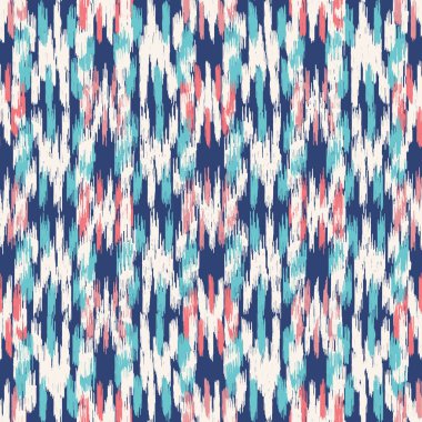 Renkli vuruşların görüntüsüyle karalama biçiminde kusursuz soyut desen. 