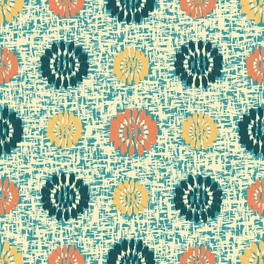 Çiçek süsüsüyle kusursuz soyut desen