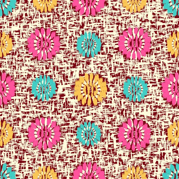 Seamless Abstract Pattern Floral Ornament — Stock Vector